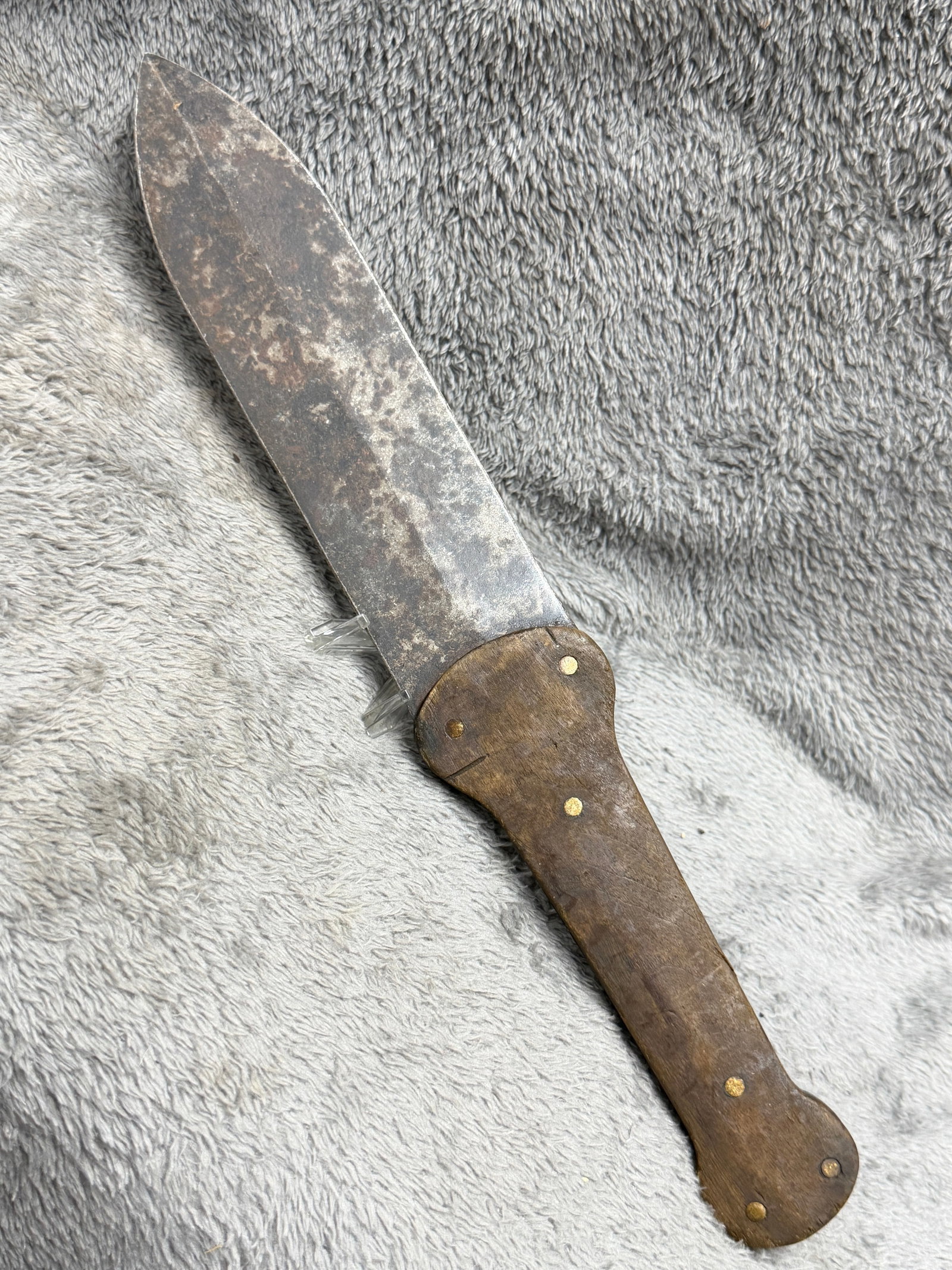 1800s Native American Dag Knife – Large Plains Indian Fighting & Utility Knife (1 of 6)