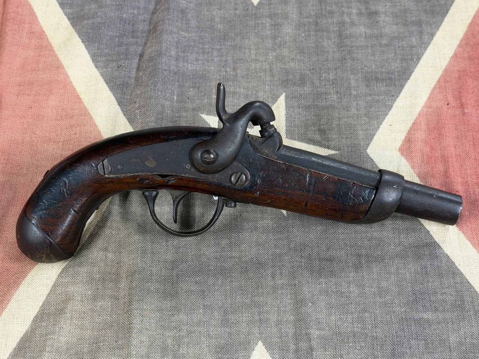 1800s Percussion Traveling Belt Pistol – Large-Bore Single-Shot Sidearm (1 of 7)