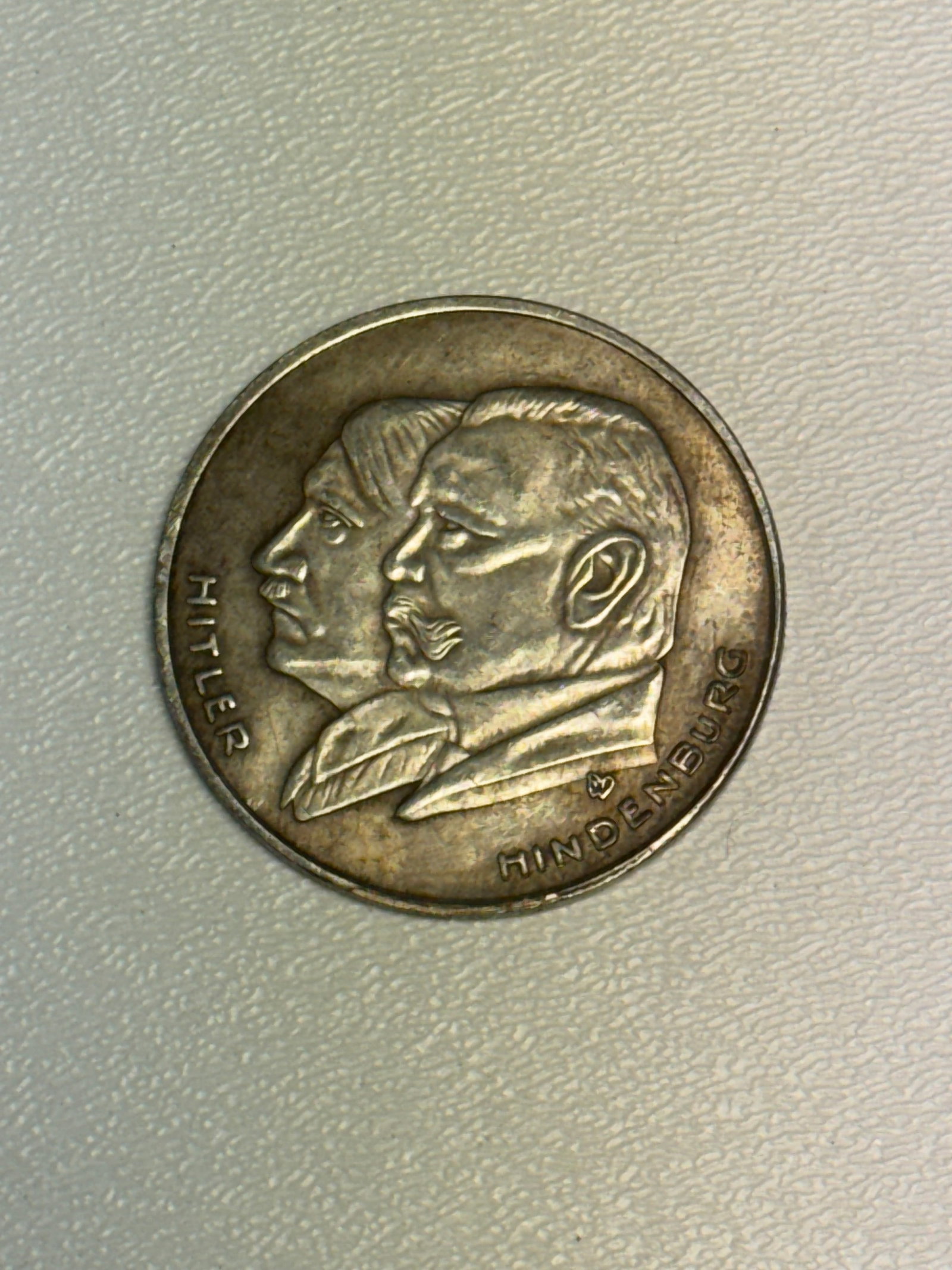 1933 German Hitler & Hindenburg “Deutschlands Erhebung?? Commemorative Medal (1 of 3)