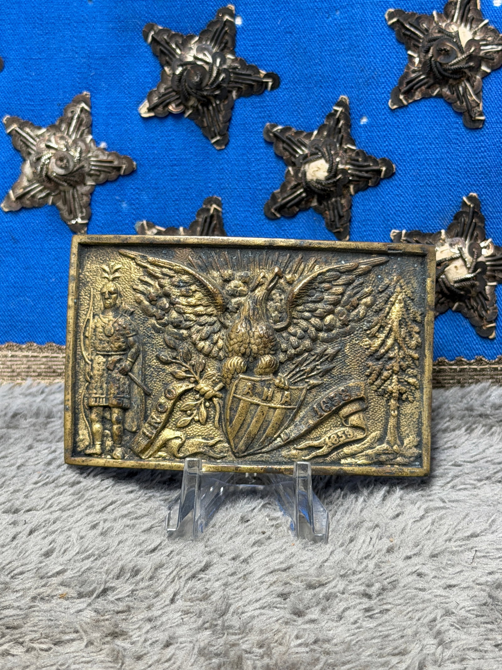 1860 Massachusetts Militia Ancient & Honorable Artillery Company Belt Plate (1 of 8)