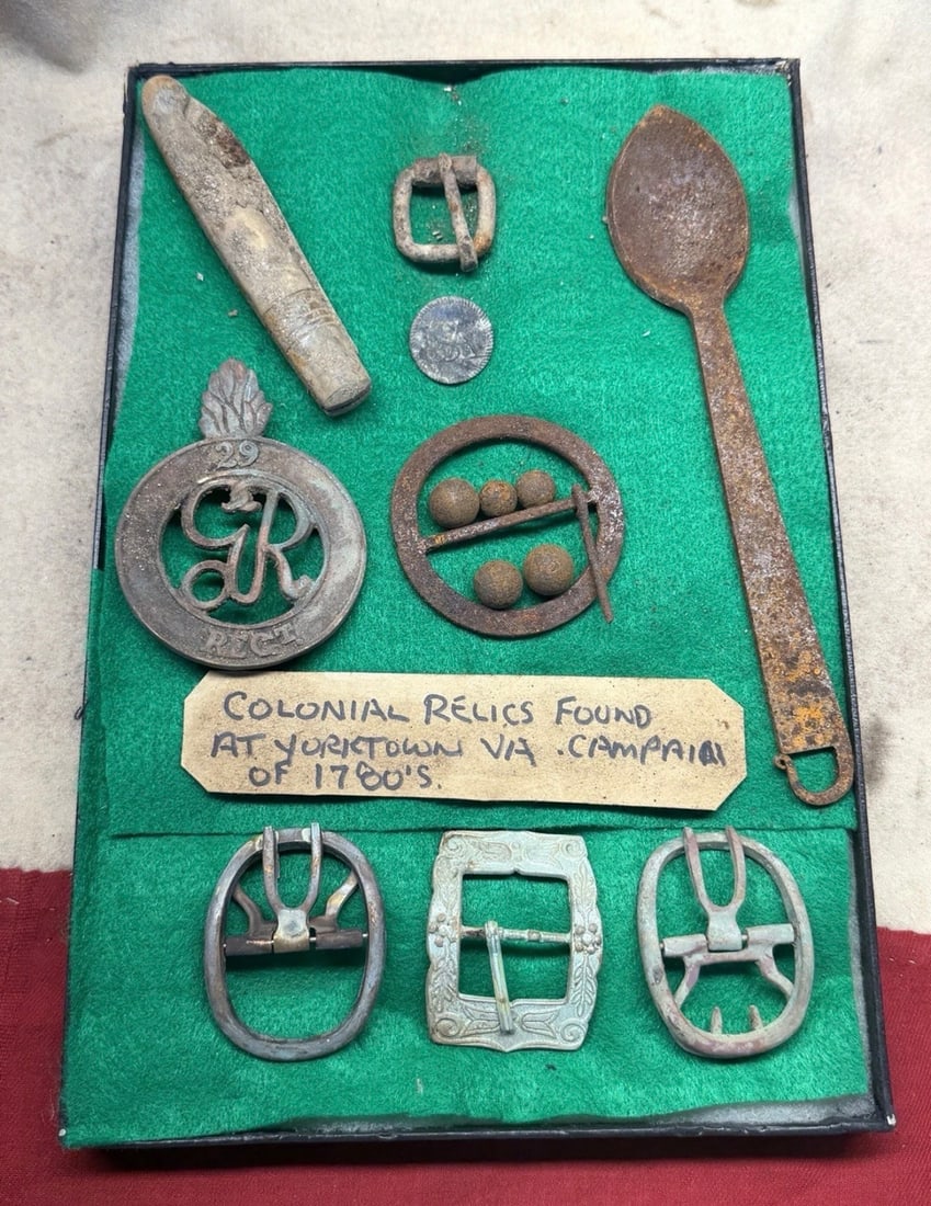 Revolutionary War Colonial Yorktown Virginia Battlefield Relic Collection – 29th Regiment (1 of 8)