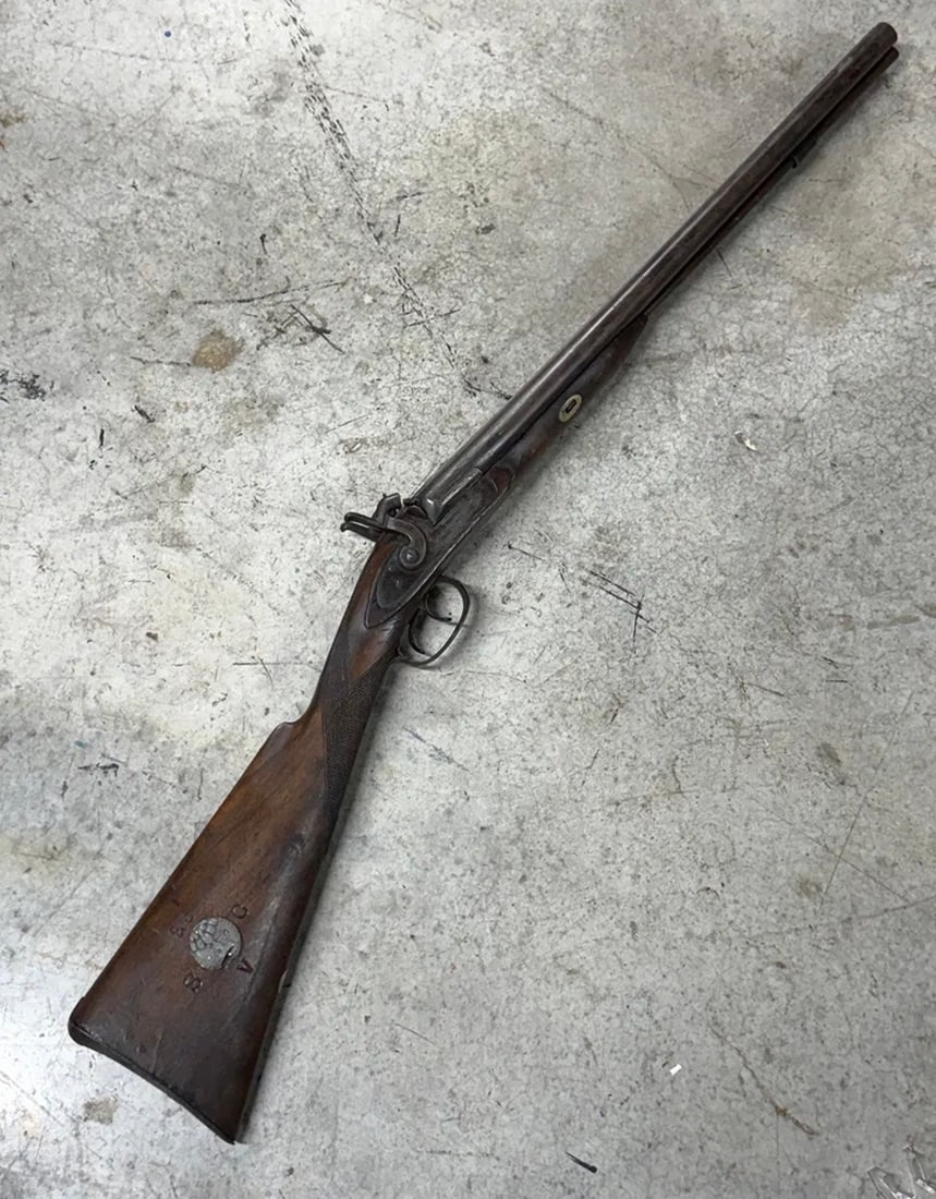 Civil War Confederate CSA South Carolina Volunteers SCV Double Barrel Percussion Shotgun No. 25 (1 of 9)