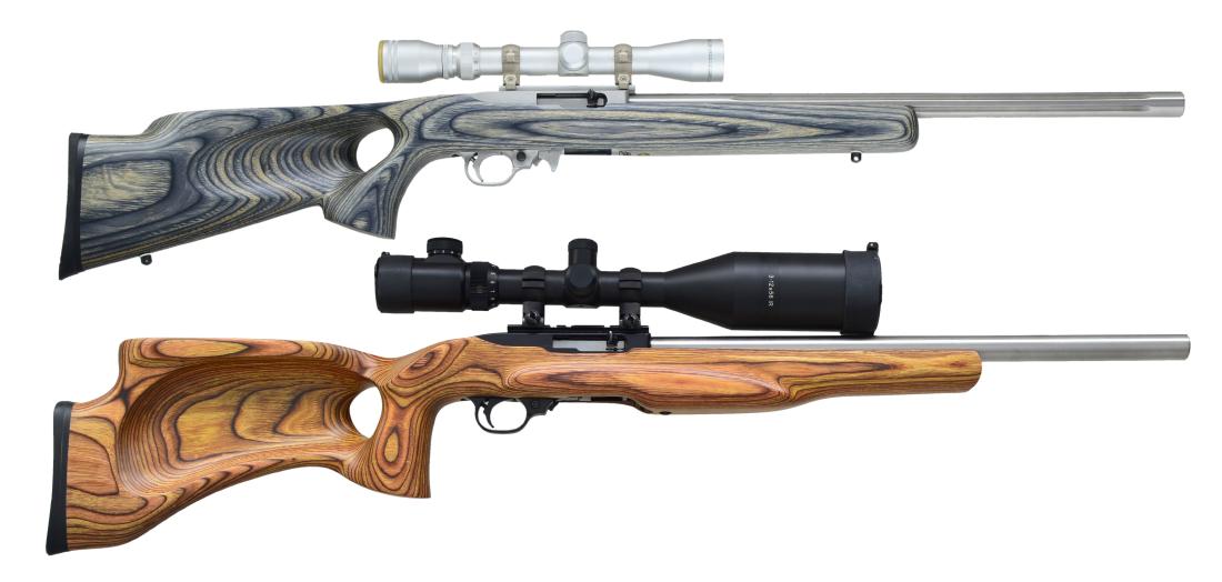 2 Sturm Ruger 1022 Custom Target Rifles
