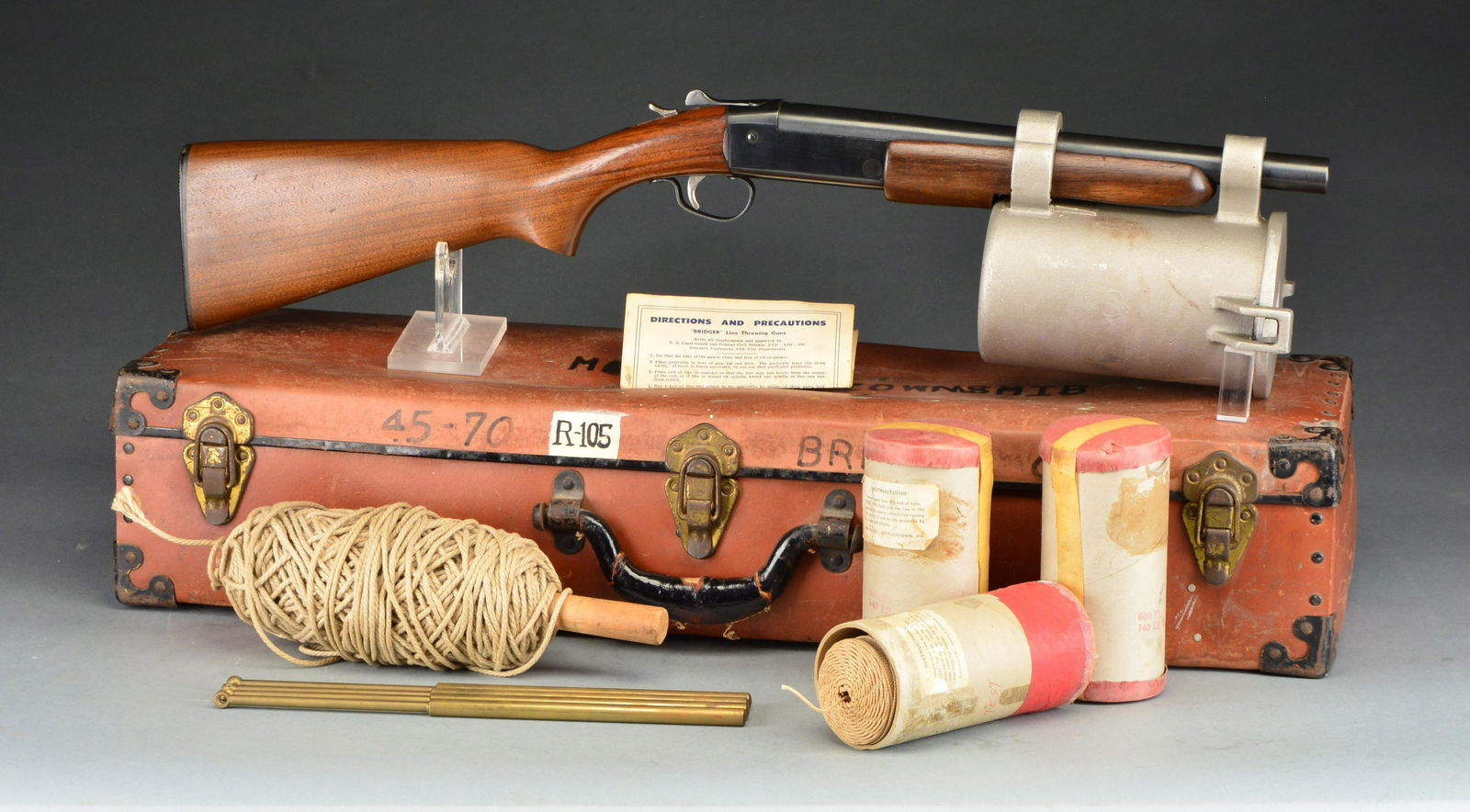 WINCHESTER SINGLE SHOT BRIDGER LINE THROWING GUN. Oct 18, 2019