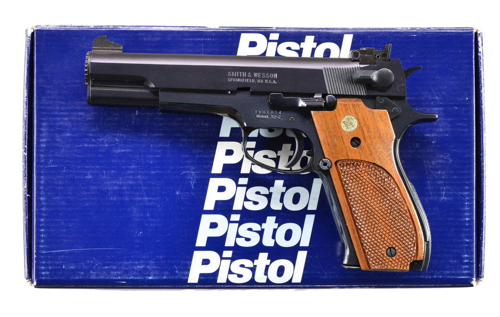 Smith Wesson Model 52 2 Semi Auto Pistol Oct 19 19 Poulin Antiques Auctions In Me Smith Wesson Model 52 2 Semi Auto Pistol Oct 19 19 Poulin Antiques Auctions In Me