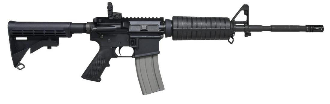 LIKE NEW COLT LE6920 M4 CARBINE.: Cal. 5.56. S# LE389101. Bbl. 16". A civilian market colt offering that has inherited many of the features of its famous military big brother. M4 profile bbl. marked â€œ13629”, â€œM P&rdq