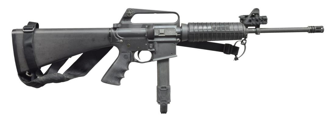 RARE & POPULAR COLT SPORTER LIGHTWEIGHT 9MM: CARBINE. Cal. 9mm. S# NL002612. Bbl. 16". Today the pistol caliber carbine market has exploded into an enormous faction of the industry. One of the early pioneers, aside from prior SMG configurations 