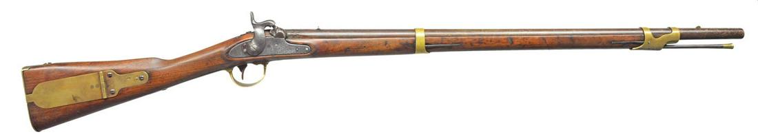 EXTREMELY RARE CONFEDERATE â€œPALMETTO ARMORYâ€: MODEL 1841 "MISSISSIPPI RIFLE". Cal. 58 smooth. NSN. Bbl. 33". One of the most elusive of Confederate secondary arms is the Palmetto Armory Model 1841 rifle, which there are very few specimens known. 