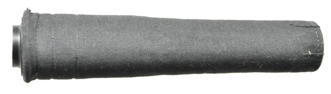 ORIGINAL MILITARY ARMAMENT CORP. M10 SUPPRESSOR.: Cal. 9mm. S# S2-2002228. A classic M10/M11 sound suppressor from Military Armament Corporation. These early suppressors consisted of primarily a ported bbl. system & utilized fairly common materials