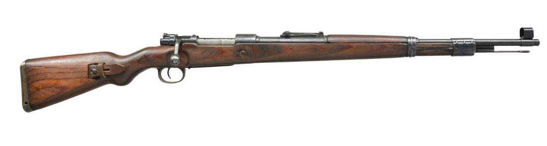 POST WWII CZECH VZ24 BOLT ACTION MILITARY RIFLE.: Cal. 8mm Mauser. S# 7340c. Bbl. 23 5/8". Numbers match on receiver & bolt. Rifle mfg. in early post war era retaining most German Model 98K features. Receiver ring marked on top w/ tiny star. Receiver