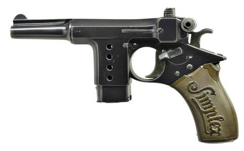 BERGMANN 2nd VARIATION SIMPLEX SEMI-AUTO PISTOL.