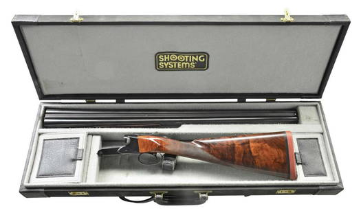 SUPERB WONDERFULLY RESTORED WINCHESTER MODEL 21: SKEET GRADE STRAIGHT GRIP GAME GUN. Cal. 12 Ga. 2 3/4". S# 20829. Made shortly after WWII, this fine gun has 28" bbls. w/ matted rib. Winchester ga. & chamber markings are on side of left bbl. All