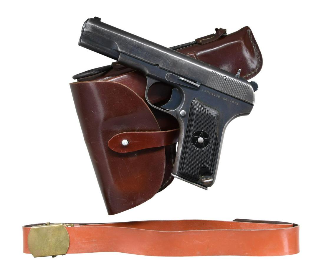1966 Dated Chinese Type 54 Pistol With Holster. Auction