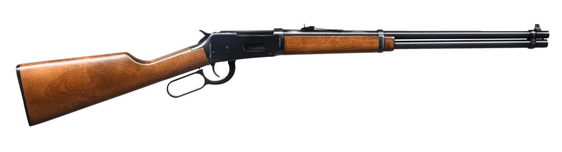 WINCHESTER RANGER LEVER RIFLE.: Cal. .30-30 W.C.F. S# 5469174. Bbl 20". Left side of barrel bears the Winchester trademark logo followed by stampings stipulating the model and caliber designation, as well as Winchester's manufacture