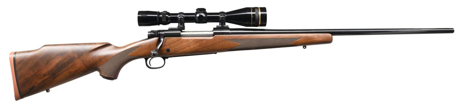 WINCHESTER MODEL 70 XTR BOLT ACTION RIFLE.: Cal. 270 Weatherby mag. S# G1869285. Bbl. 22". Markings include "WINCHESTER MODEL 70 XTR SPORTER 270 WEATHERBY MAGNUM NEW HAVEN CONN". Left side of receiver marked "WINCHESTER". Rifle mfg. w/out iron