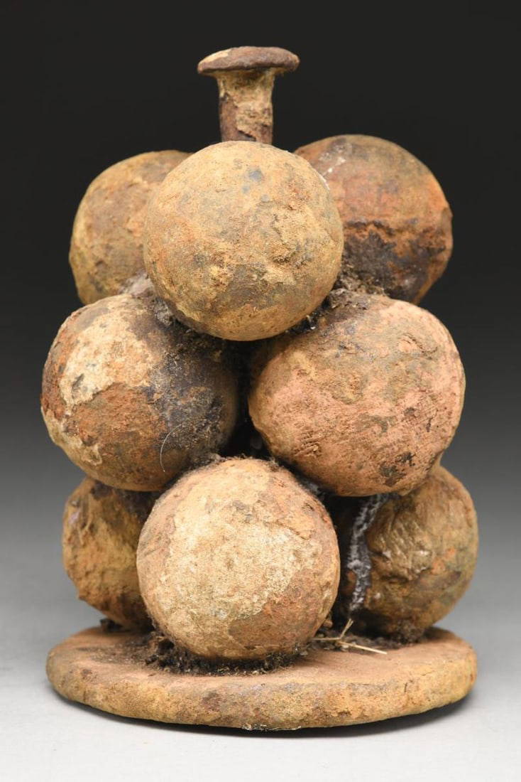 Revolutionary War Period Canister Or Grapeshot. Auction
