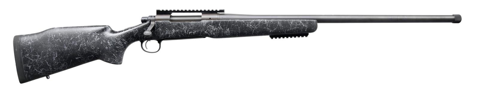 REMINGTON MODEL 700 LONG RANGE BOLT ACTION RIFLE.: Cal. 30-06. S# RR05904G. Bbl. 26". Model 700 Long Range bolt action rifle mfg. by Remington. The left side of the bbl. is marked with Remington's mfg. information, followed by the cal. designation. Le