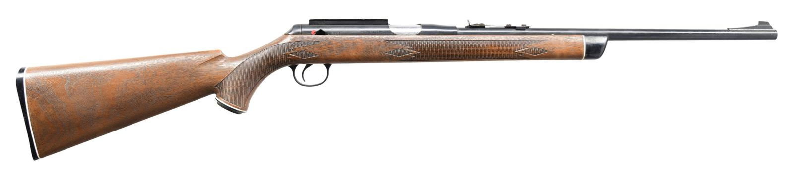 DAISY MODEL VL CASELESS SINGLE SHOT RIFLE.: Cal. 22 Caseless. A030120. Bbl. 18". 1 of only approximately 23,000 Model VL single shot rifles mfg. by Daisy circa. 1968-1969. The left side of the receiver is marked ".22 CAL. VL RIFLE", followed by