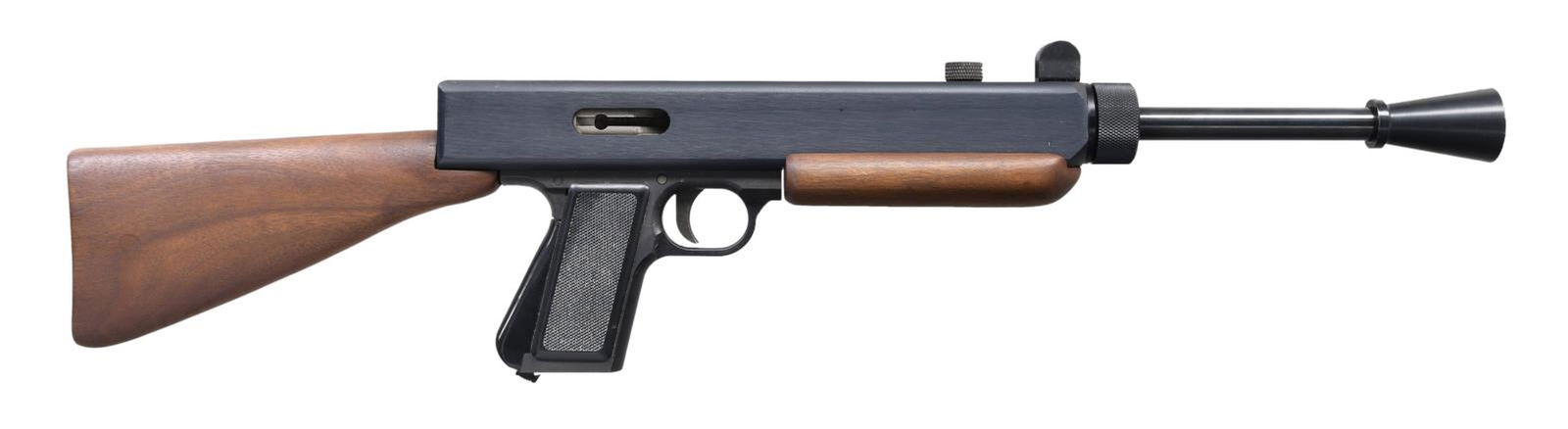 J&R ENGINEERING M68 SEMI-AUTOMATIC CARBINE.: Cal. 9x19mm. S# 03015. Bbl. 16 1/8". M68 semi-automatic carbine mfg. by J&R Engineering. Rear of receiver exhibits markings stipulating J&R's mfg. information, as well as the model and cal. designatio