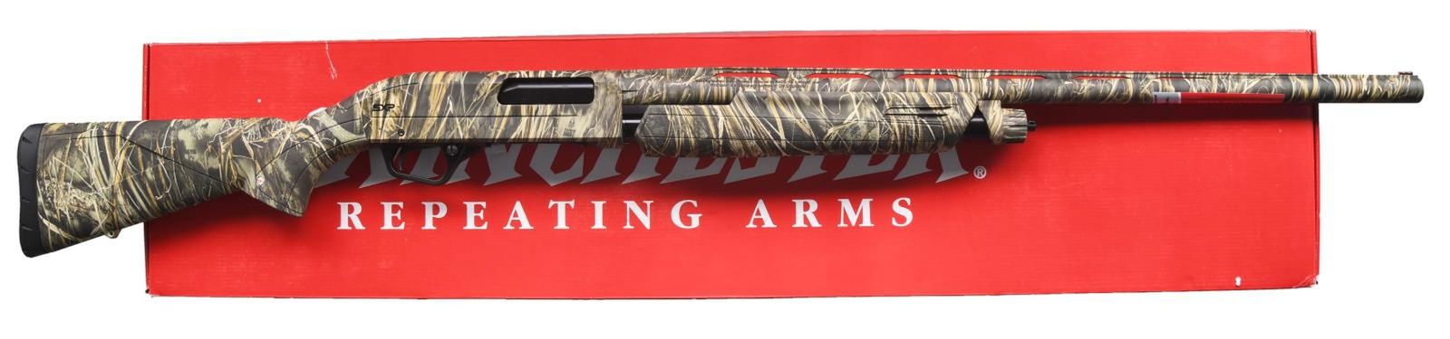 ISTANBUL SILAH / WINCHESTER SUPER X PUMP ACTION: SHOTGUN WITH MATCHING BOX. Cal. 12 GA, 2 3/4" or 3". S# TR6022-130866SP. Bbl. 28 3/8". Super X pump action shotgun mfg. in Turkey by Istanbul Silah, imported by BACO Inc., and retailed by Winchester.