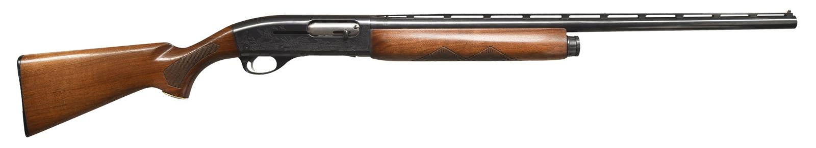 REMINGTON SPORTSMAN 58 SEMI-AUTOMATIC SHOTGUN.: Cal. 12 GA, 2 3/4". S# 88218V. Bbl. 25 1/2". Model 58 Sportsman semi-automatic shotgun mfg. by Remington. The left side of the bbl. is marked with the cal. designation, followed by "SKEET", with Remin