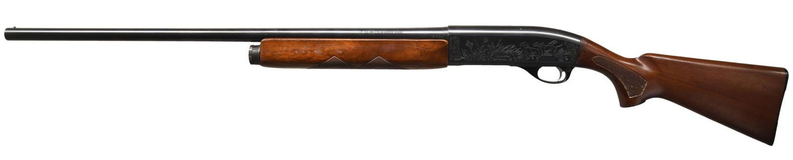 REMINGTON MODEL 58 SPORTSMAN SEMI-AUTOMATIC: SHOTGUN. Cal. 12 GA, 2 3/4". S# 171478V. Bbl. 28". Model 58 Sportsman semi-automatic shotgun mfg. by Remington Arms Co. The left side of the bbl. is marked with the cal. designation followed by "MOD."