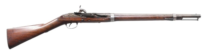 HALL MODEL 1843 BREECH LOADING PERCUSSION CARBINE.