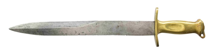 GOOD CONFEDERATE MCELROY "LASSO" BOWIE KNIFE.