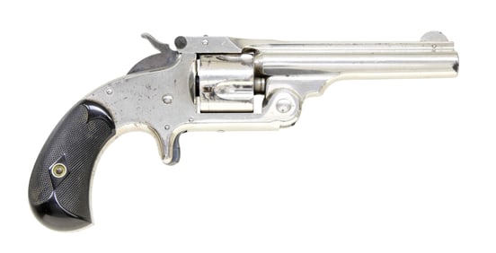 EARLY SMITH & WESSON MODEL 1 1/2 SA REVOLVER.