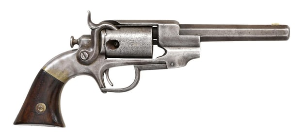 ALLEN & WHEELOCK SIDEHAMMER BELT REVOLVER.