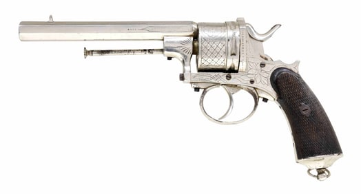 ENGRAVED 44 LIEGE LARGE FRAME DOUBLE ACTION