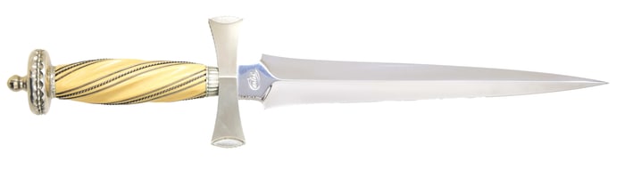 FINE & ELEGANT EARLY FRED CARTER CUSTOM DAGGER.