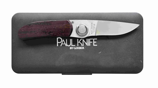 TWO FINE CUSTOM KNIVES.