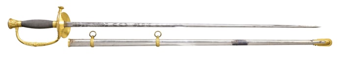 US M1860 STAFF & FIELD OFFICER"S SWORD BY BAKER &