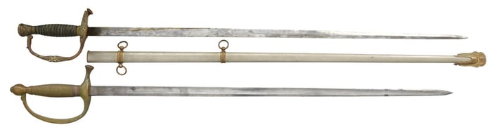 2 US MILITARY SWORDS.