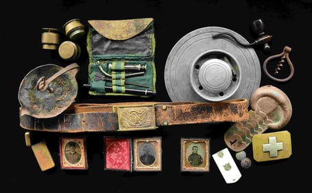 CIVIL WAR MILITARIA & RELATED ITEMS.