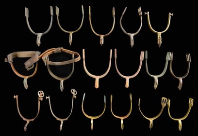 17 CIVIL WAR ERA SPURS.