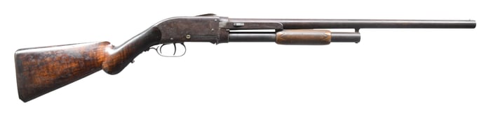 SPENCER ARMS COMPANY SLIDE ACTION SHOTGUN.