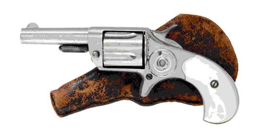FINE COLT NEW LINE 30 CALIBER REVOLVER & HOLSTER.
