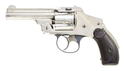 FIRST MODEL SMITH & WESSON 38 SAFETY HAMMERLESS