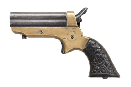 C. SHARPS MODEL 1A 4 BARREL DERINGER.