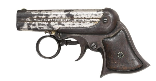 REMINGTON ELLIOT .32 PEPPERBOX DERINGER.