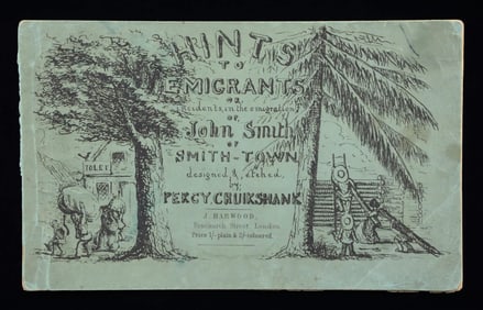 RARE ORIGINAL 1849 ILLUSTRATED "HINTS TO