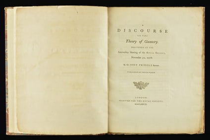 "A DISCOURSE ON THE THEORY OF GUNNERY" BY SIR