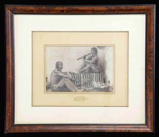 CARL MOON TAOS NATIVE AMERICAN PHOTOGRAPH PLAYING