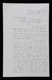 FORT APACHE LETTER DESCRIBING KILLING OF 10th