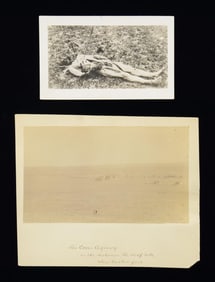 PHOTO OF MUTILATED BODY OF US TROOPER SARGEANT