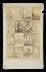 RARE CONTACT SHEET PHOTO OF GENERAL CUSTER &