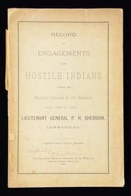 SCARCE PHILIP SHERIDAN 1882 BOOK "RECORD OF