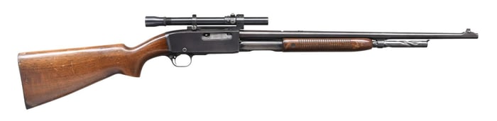 REMINGTON MODEL 141 SLIDE ACTION RIFLE.